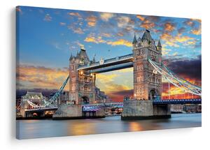 Kép - Tower Bridge, London, Anglia (90x60 cm)