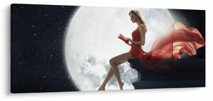 Kép - Nő a holdfényben (120x50 cm)