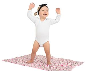Gyermek pléd Minky New Baby Harmony rózsaszín 70x100 cm