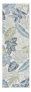Zöld-kék kültéri-beltéri szőnyeg 80x230 cm Bella Leaf – Flair Rugs