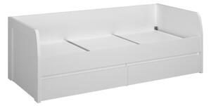 Ágy 2S, 90x200 fehér, ERODIN