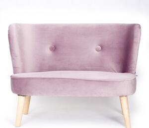Gyerek Retro kanapé sofa Drewex sötét rózsaszín
