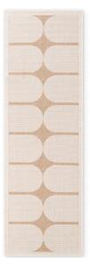 Bézs-elefántcsont színű kültéri-beltéri futószőnyeg 80x250 cm Duet Bowen – NORTHRUGS
