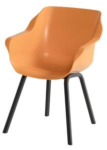 Narancssárga műanyag kerti szék szett 2 db-os Sophie Element – Hartman