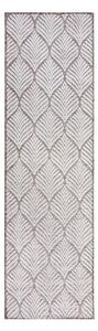 Elefántcsont színű kültéri-beltéri szőnyeg 66x230 cm Elm Leaf – Flair Rugs