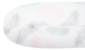 Univerzális szoptatós párna C alakú New Baby Tollak rózsaszín
