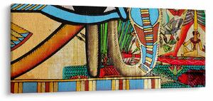 Egyiptomi motívumú kép (120x50 cm)