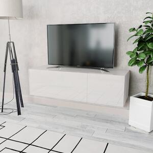 VidaXL fehér magasfényű faforgácslap TV szekrény 120 x 40 x 34 cm