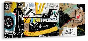 Festmény - Graffiti (120x50 cm)