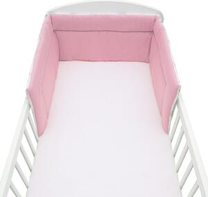 3-részes ágyneműhuzat New Baby 100/135 cm őz szürke-rózsaszín