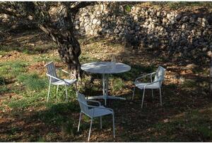 Alumínium kerek kerti étkezőasztal ø 110 cm Fleole – Ezeis