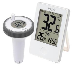 Home HCP60 vezeték nélküli úszó hőmérő, külső-belső hőmérséklet, min/max hőmérsékletek rögzítése, pontos idő, elemes működtetés