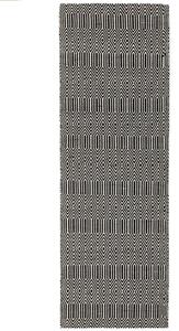 Asiatic kevert szőnyeg sloan black - 66 x 200 cm