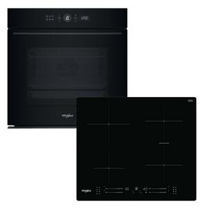 Whirlpool WOI5S8PM1SBA Beépíthető sütő + Whirlpool WB S2560 NE Beépíthető indukciós főzőlap, fekete