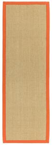 Asiatic szizál szőnyeg sisal linen orange - 68 x 240 cm