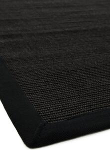 Asiatic szizál szőnyeg sisal black black - 120 x 180 cm