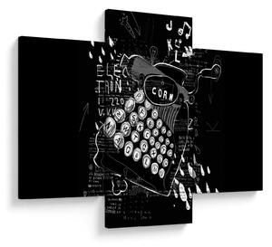 Kép - Rajz Banksy stílusában (90x60 cm)