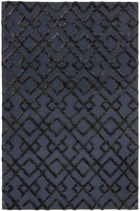 Asiatic kevert szőnyeg dixon black trellis - 120 x 170 cm