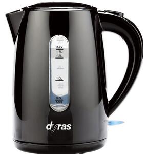 Dyras WK-1308B Vízforraló 1.7L, fekete