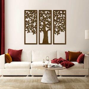 Háromrészes Fa Fali Dekoráció - Natura Products