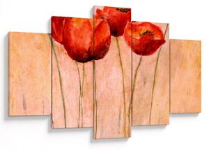 Kép - piros tulipán (150x105 cm)