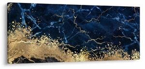 Kép - Sötétkék márvány (120x50 cm)