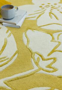 Asiatic kevert szőnyeg matrix devore yellow 15 - 120 x 170 cm