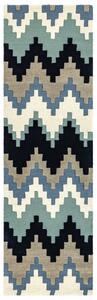 Asiatic gyapjú szőnyeg matrix cuzzo blue 70 - 70 x 240 cm
