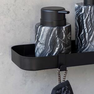 Fekete acél fürdőszobai fali polc Carry – Mette Ditmer Denmark