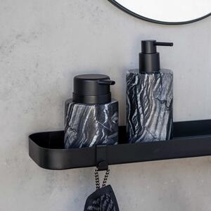 Fekete acél fürdőszobai fali polc Carry – Mette Ditmer Denmark