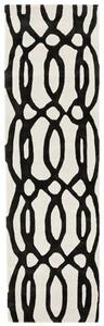 Asiatic kevert szőnyeg matrix wire black white 35 - 70 x 240 cm