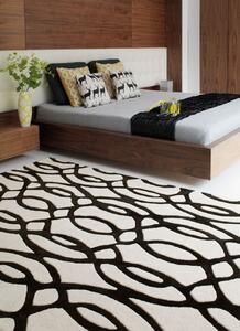 Asiatic kevert szőnyeg matrix wire black white 35 - 120 x 170 cm