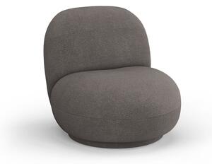 Szürke buklé fotel Chuck – Micadoni Home
