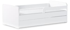 Fehér gyerekágy matraccal, ágyráccsal 80x160 cm Duuli – ELTAP