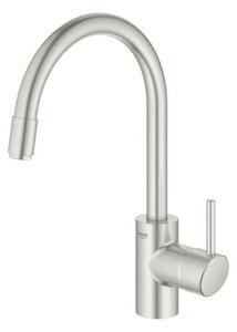 Mosogató csaptelep GROHE Concetto New kihúzható zuhannyal supersteel 32663DC3