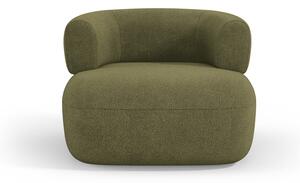 Zöld buklé fotel Jenny – Micadoni Home