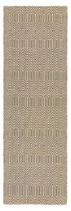 Világosbarna gyapjú futószőnyeg 66x200 cm Sloan – Asiatic Carpets