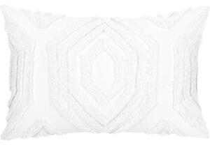 Faye fehér pamut dekoratív párnahuzat, 40 x 60 cm - Westwing Collection