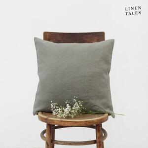 Len párnahuzat 40x40 cm Khaki – Linen Tales