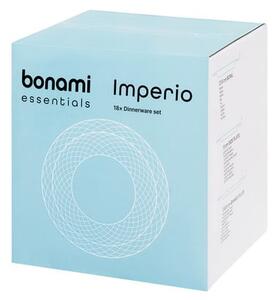 Imperio 18 db-os fehér porcelán tányér szett - Bonami Essentials