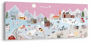 Kép - varázslatos tél (120x50 cm)