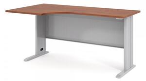Ergonomikus Impress asztal 160 x 90 cm, bal oldali, Juhar