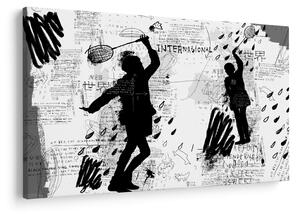Kép - Street art - zűrzavar (90x60 cm)