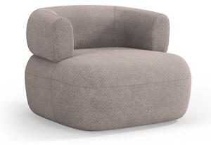 Bézs buklé fotel Jenny – Micadoni Home