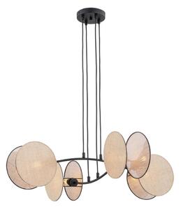 EMIBIG Csillár zsinóron MOTIF 4xE14/10W/230V bézs EB0053