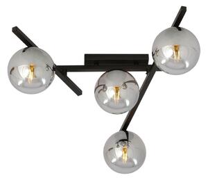 EMIBIG Mennyezeti lámpa SMART 4xE14/10W/230V fekete/szürke EB0007