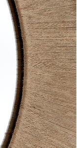 Citra fali tükör fém kerettel, ø 90 cm - Westwing Collection