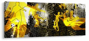 Kép - Foci a nagyvárosban (120x50 cm)