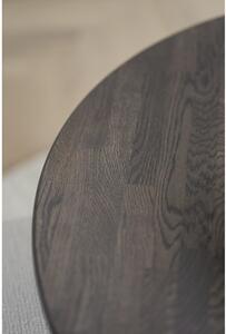 Sötétbarna tölgyfa bővíthető étkezőasztal 105x170 cm Tyler – Rowico