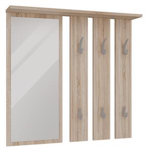 Akasztós panel Oasis 1 (sonoma tölgy) (tükörrel)